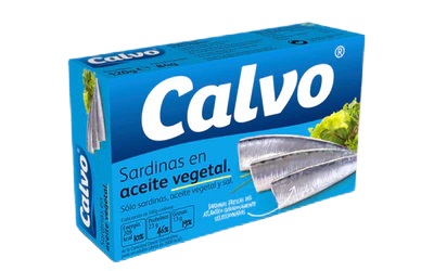 Calvo Sardines In Vegetable Oil 120g